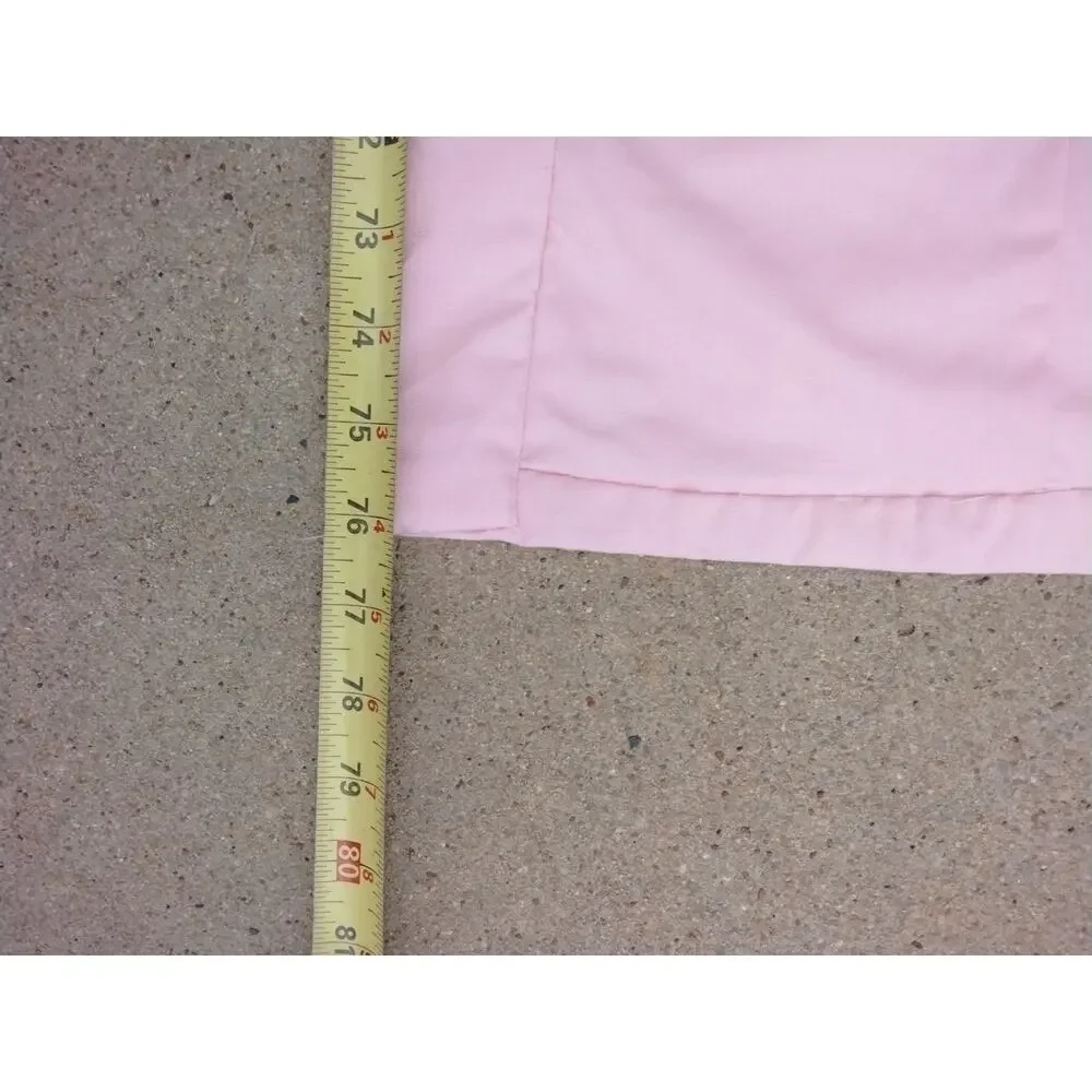 Handmade and Hand Embroidered with Flowers PinkQuilt Throw 76